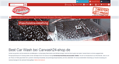 Desktop Screenshot of carwash24-shop.de